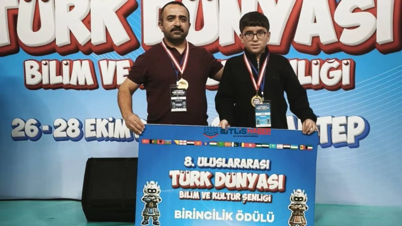 Bitlisli öğrencinin arıları koruyan yapay zekâ projesine birincilik ödülü