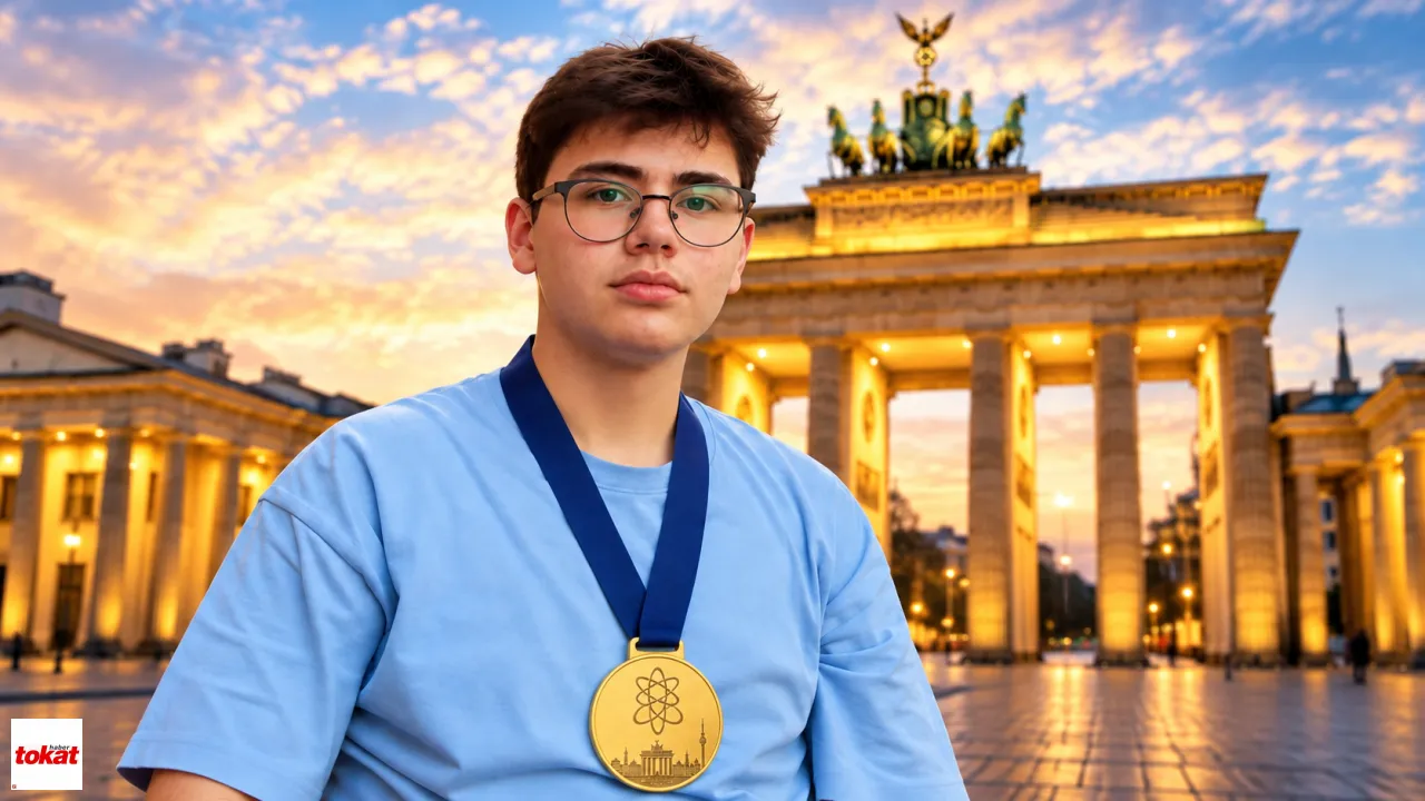 Tokatlı Öğrenci Matematikte Dünya Zirvesinde: Berlin’den Altın Madalyayla Döndü