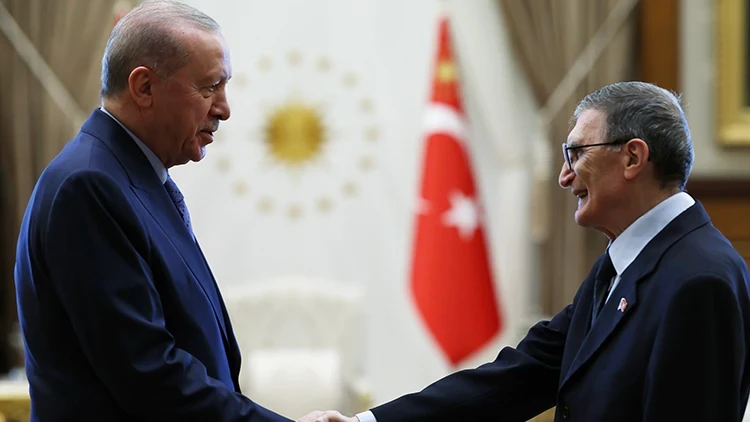 Cumhurbaşkanı Erdoğan, Nobel ödüllü bilim insanı Prof. Dr. Sancar'ı kabul etti