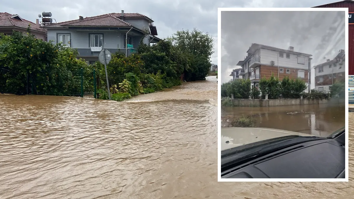 Muğla'da sağanak yağış hayatı felç etti! Tersakan çayı taştı - Güncel Haberler