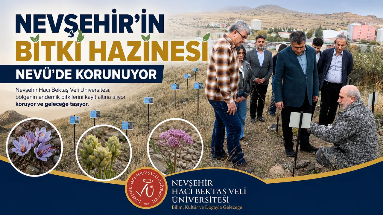 NEVÜ’de Nevşehir’in Endemik Bitkileri Koruma Altında!