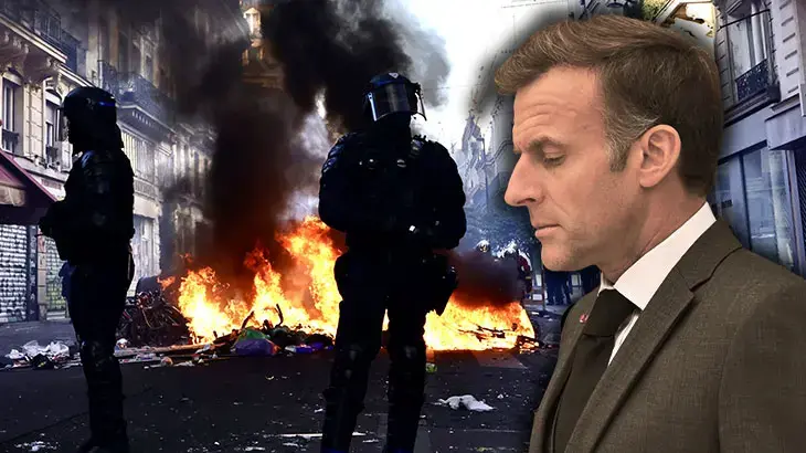 Macron duyurdu: Fransa'da yağma ve şiddet olaylarının ardından 'yasaklama' kararı!