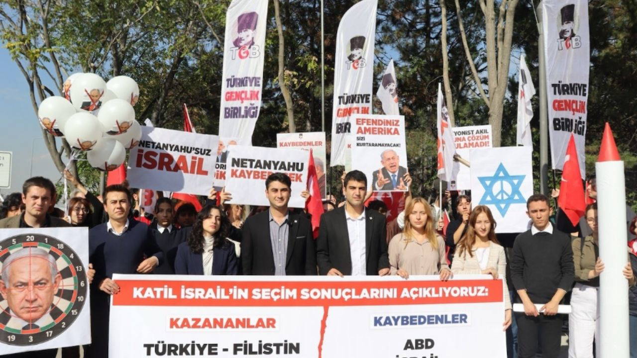 TGB’den Ankara’da İsrail protestosu: 'Netanyahu kaybedecek ve yargılanacak'