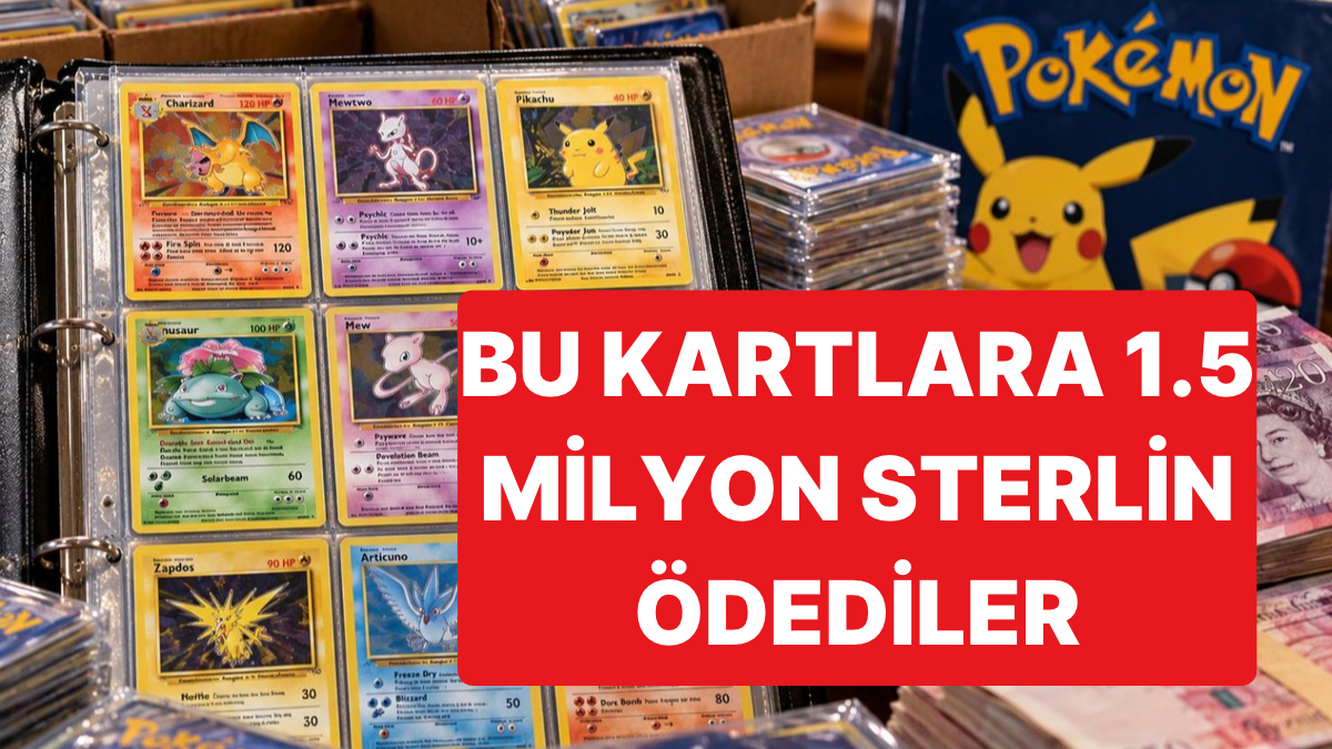 Tavan Arasında 15 Yıl Unutulan Pokémon Kartları 1,56 Milyon Sterline Satıldı