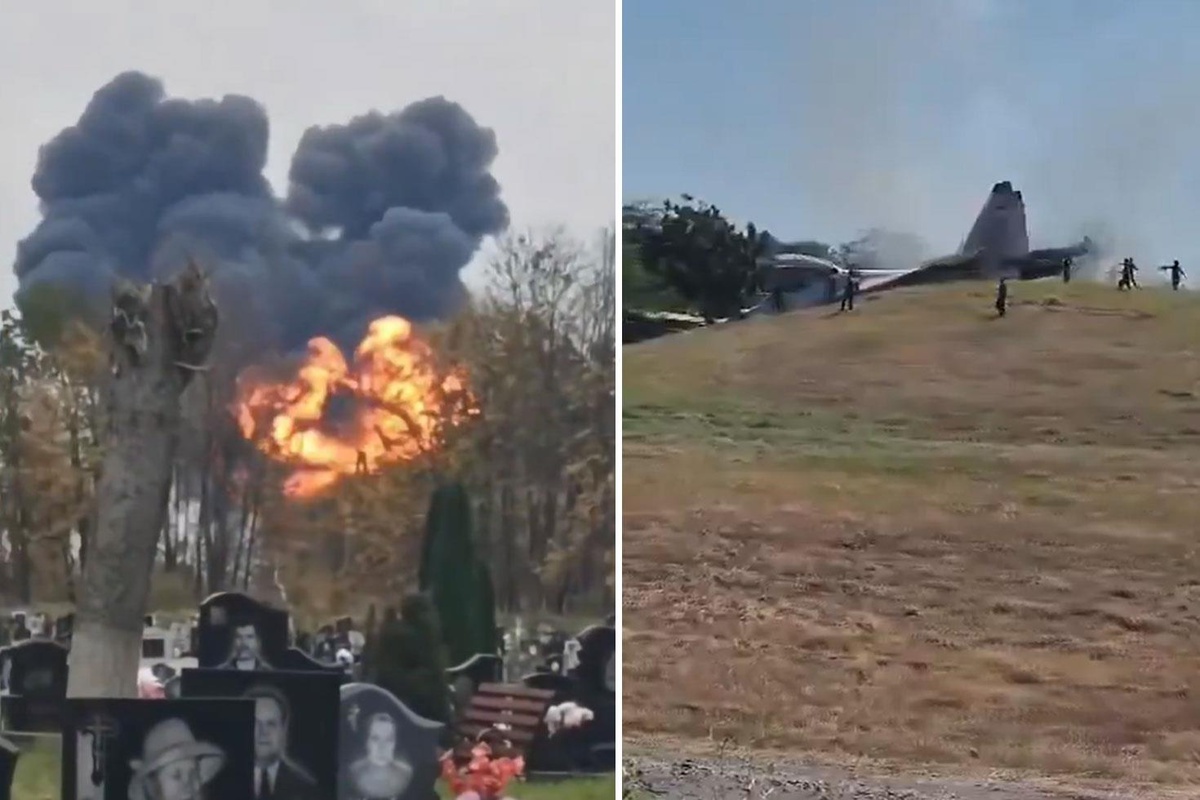 Kaliningrad'da Su-30SM eğitim uçuşunda düştü, 2 pilot fırlatarak kurtuldu