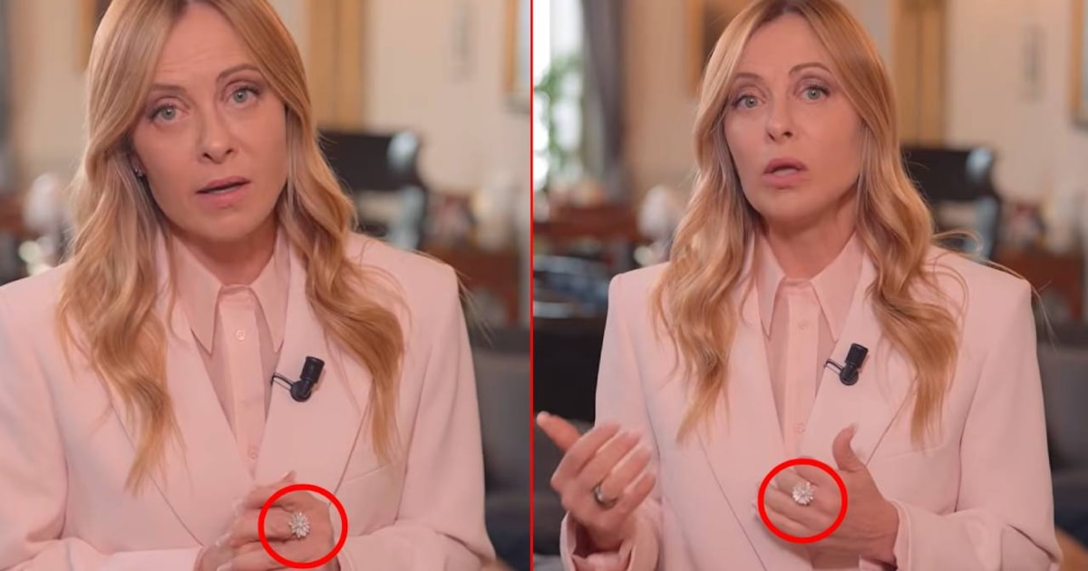 Başbakan Meloni parmağında yüzükle video çekince ülke karıştı