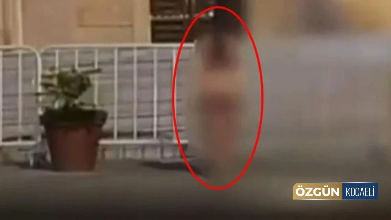 Cami önünde skandal görüntüler!