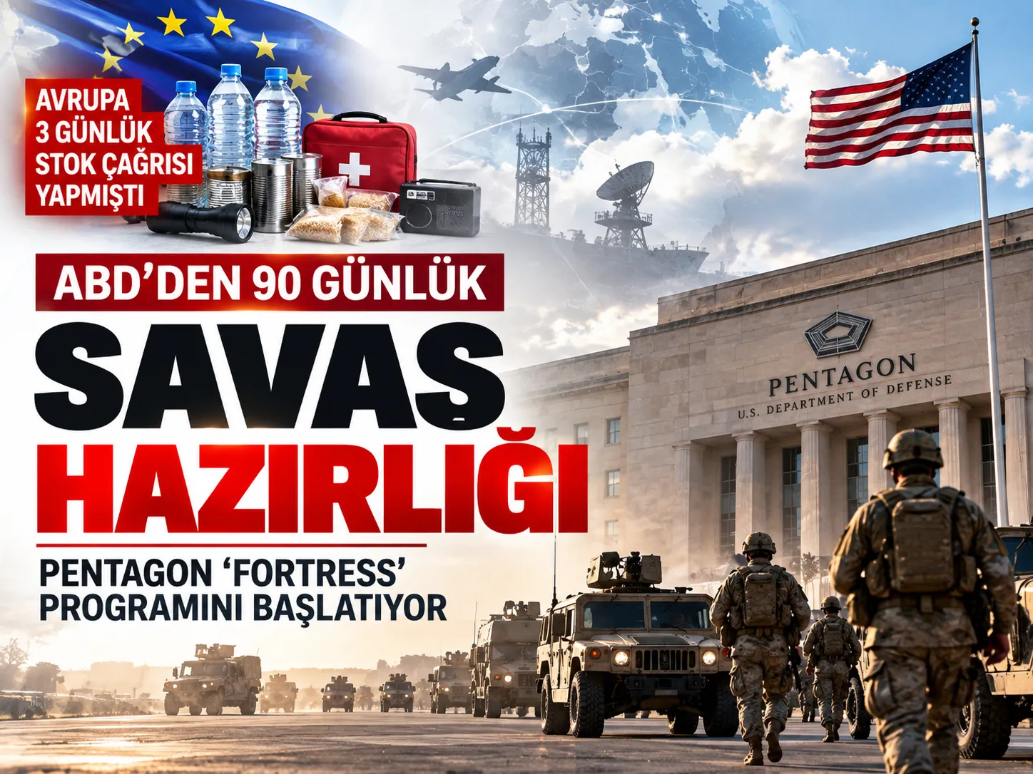 Avrupa 72 saat dedi, Pentagon 90 günlük plan hazırladı