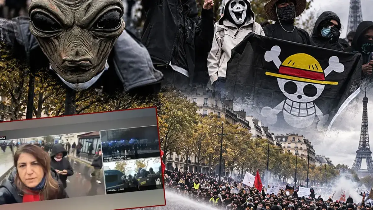 Fransa'da sokaklar savaş alanına döndü! CNN TÜRK Paris'te: 200'e yakın gözaltı