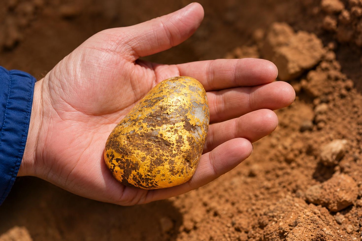 10 santimlik kazı hayatını değiştirdi! Toprağın altından servet çıktı