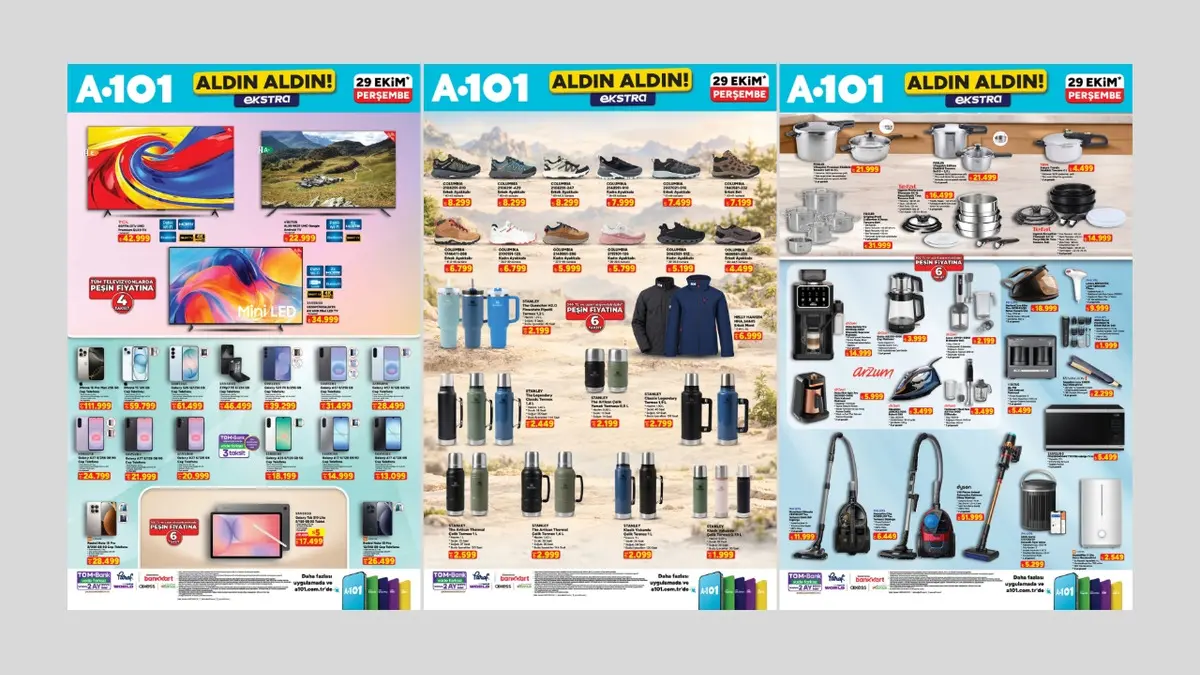 A101'e Columbia ayakkabı​ geliyor! 29 Ekim 2026 A101 Kataloğu - Vitrin