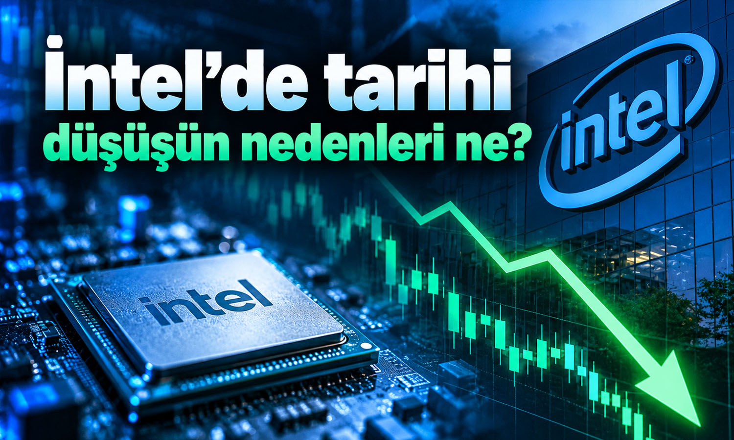 İntel hisseleri neden düşüyor? Günlük kayıp yüzde 29’u aştı