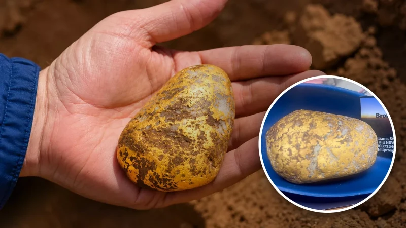 Topraktaki parlak şeyi görünce patates sandı: Meğer hayatının keşfini yapmış