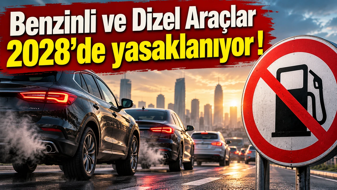 Benzinli ve Dizel Araçlar 2028’de yasaklanıyor !