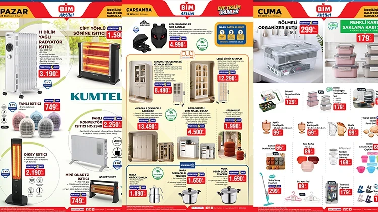 Bim'de gelecek hafta ürünleri neler?