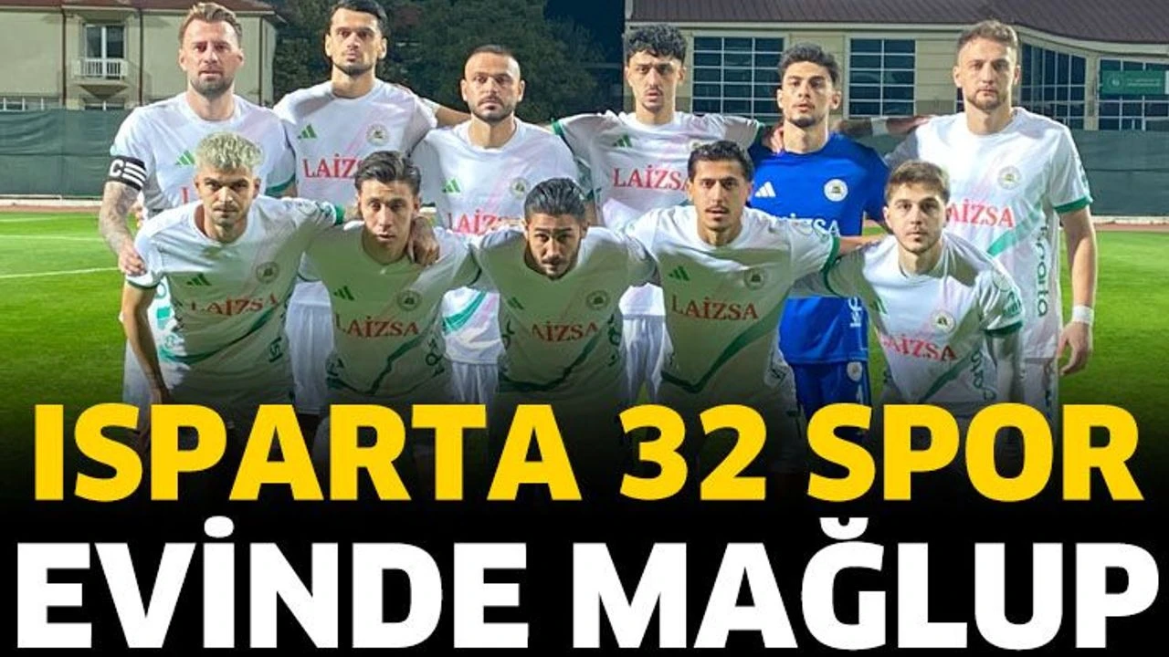 Isparta Spor evinde mağlup