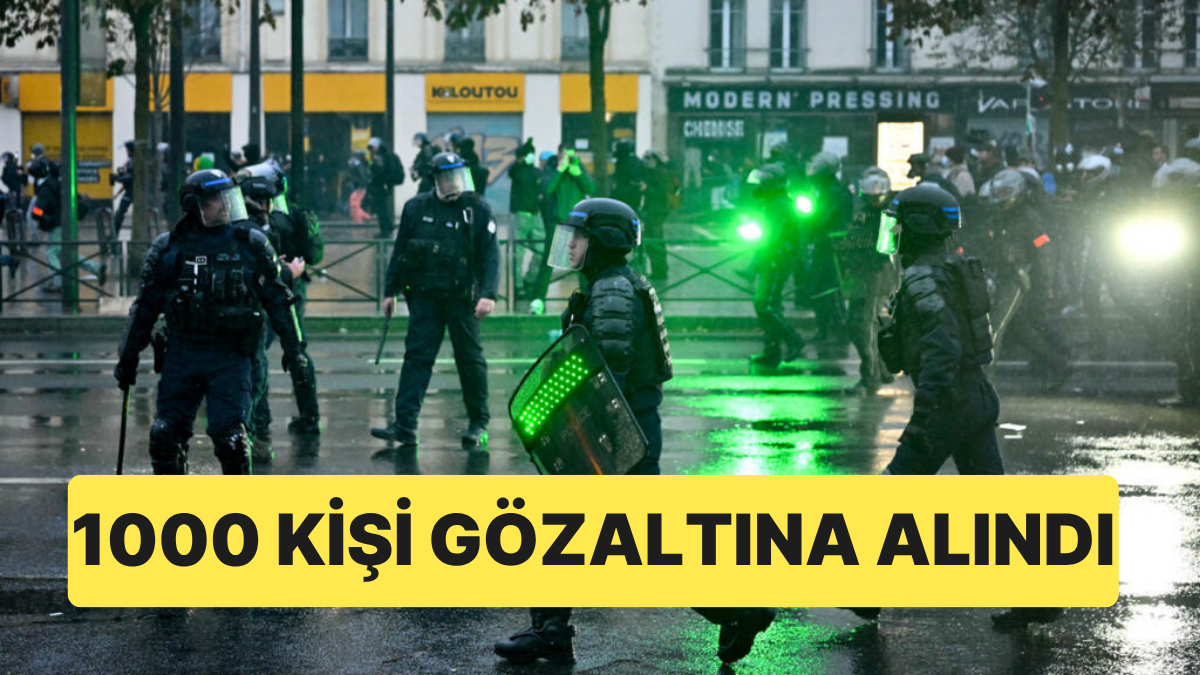Fransa'da Hayat Pahalılığı Protestolarında Birçok Şehirde Çatışma Çıktı, Gözaltılar Yapıldı