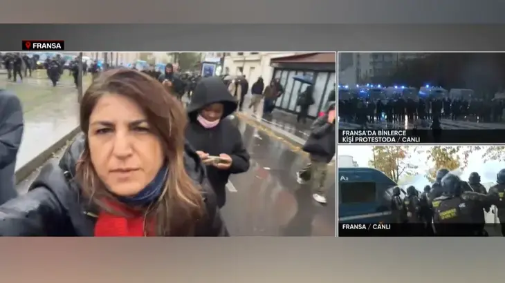 Fransa karıştı! Eylemlerin merkezi Paris'ten canlı yayın: Bundan sonrası kaos...