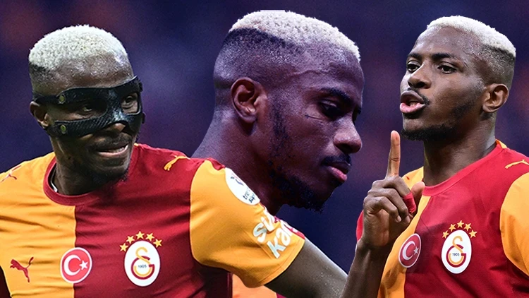 Galatasaray'ın 4-0'lık Konyaspor galibiyetinin ardından Osimhen'e övgü yağdırdılar: '7 yaşında sabahtan akşama mahallede plastik top peşinde koşan bir çocuk...