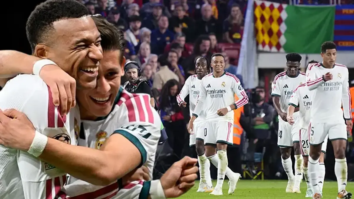 El Clasico'nun galibi Real Madrid! Mbappe'den 2 gol... Barcelona-Real Madrid maç sonucu: 1-2