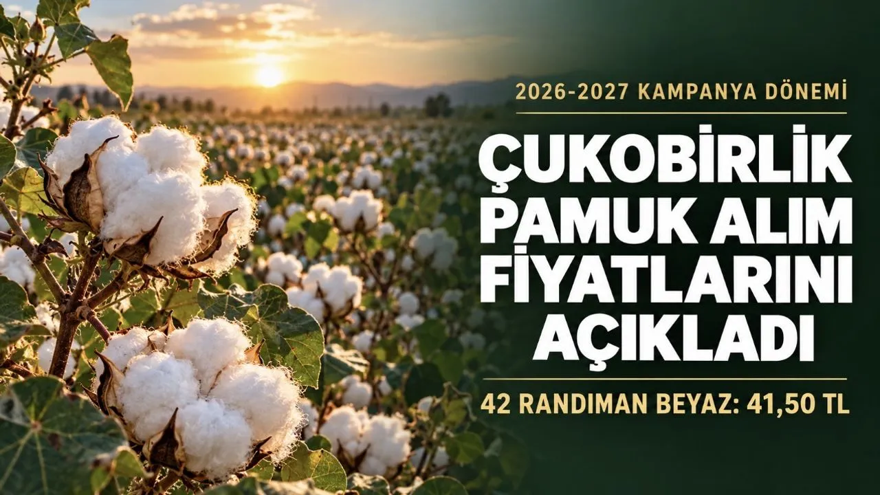 ÇUKOBİRLİK 2026-2027 Pamuk Alım Fiyatlarını Açıkladı