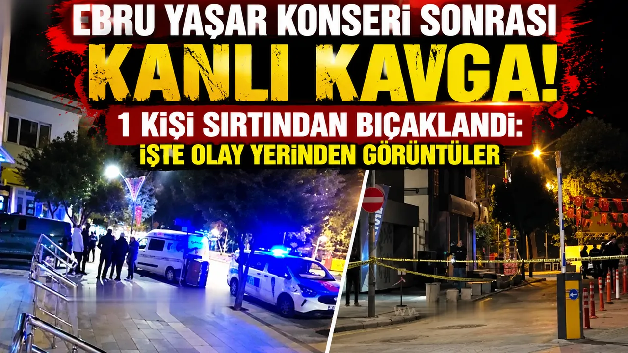 Isparta'da konser alanında kavga 1 Ağır Yaralı