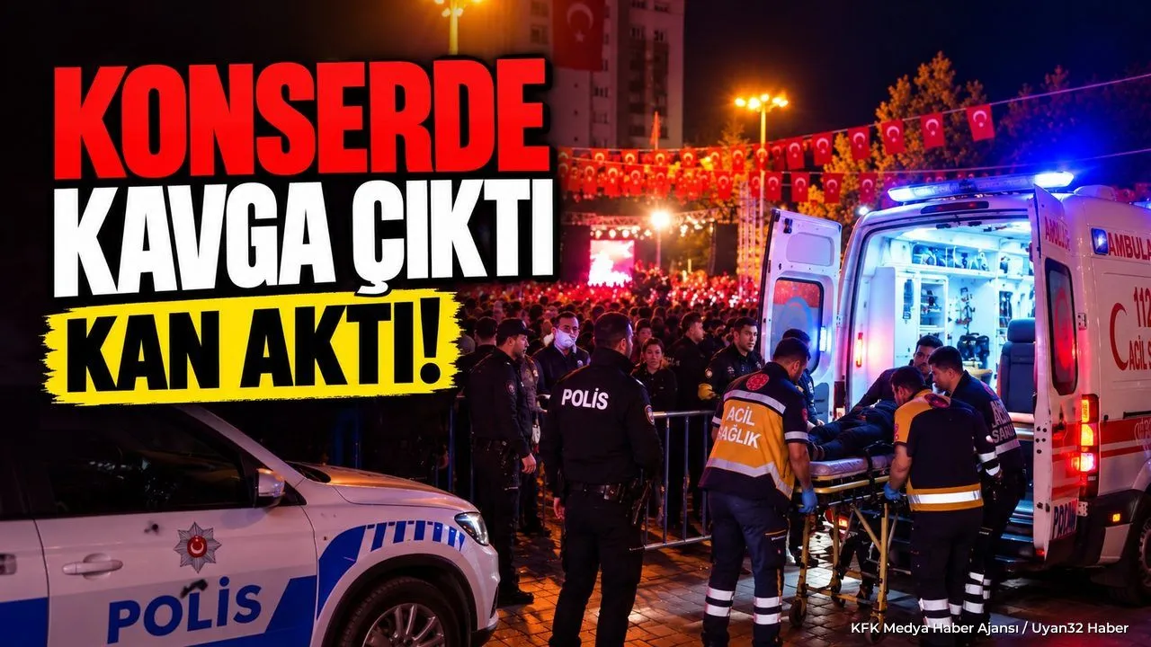Isparta'da Ebru Yaşar Konserinde Çıkan Kavgada Kan Aktı!