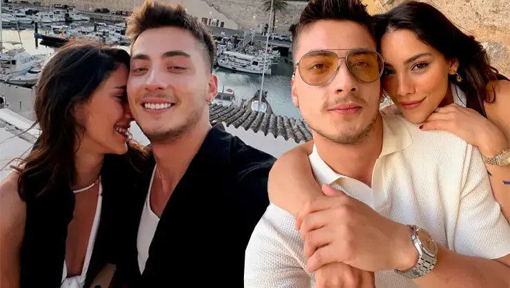 Sette romantik anlar! Atakan Özkaya ve Dilin Döğer'den yeni kareler
