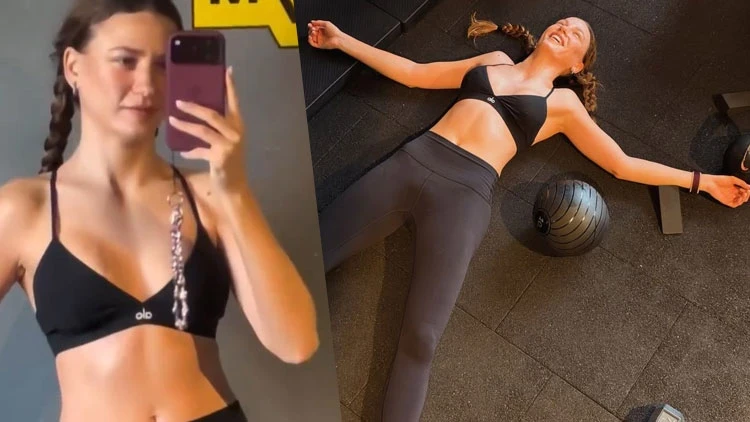 Serenay Sarıkaya’dan yorgunluk pozu!
