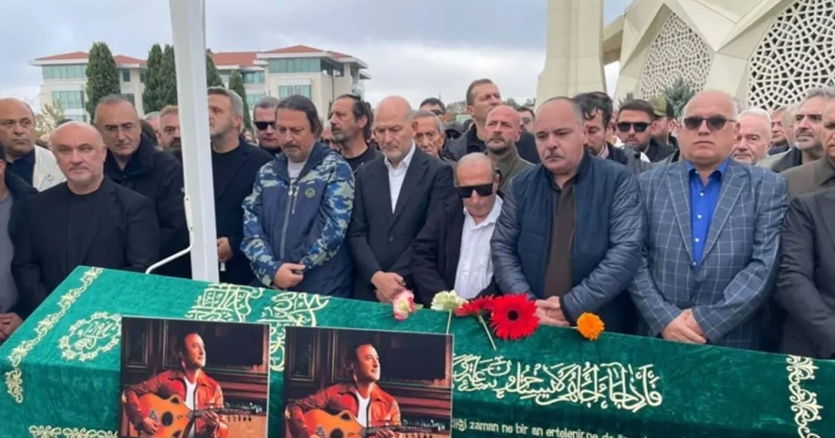 Süleyman Soylu arkadaşı Nev'i son yolculuğuna uğurladı
