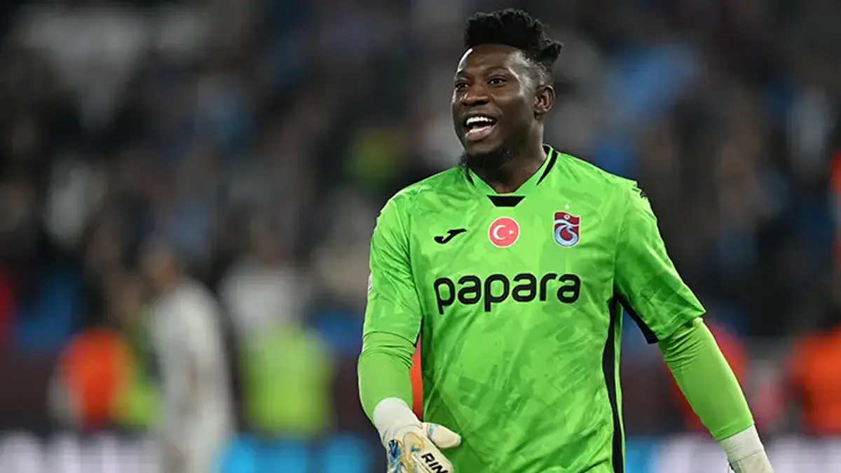 Trabzonsporlu Onana kaza geçirdi!