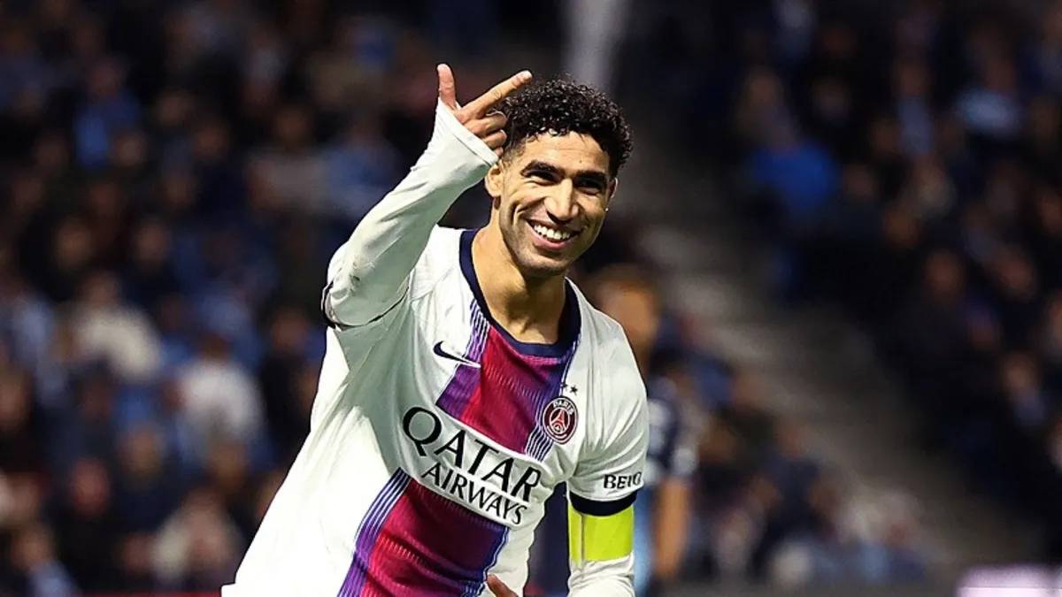 Hakimi hat-trick yaptı PSG kazandı!
