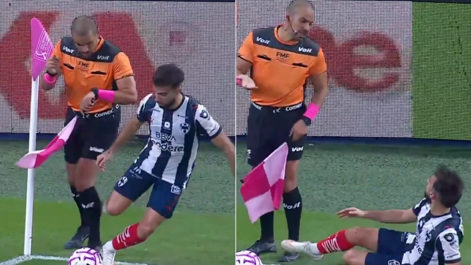 Eski Fenerbahçeli Diego Rossi korner kullanırken hakeme çarpıp düştü: Diego Rossi hakemle tartıştı | Futbol Haberleri