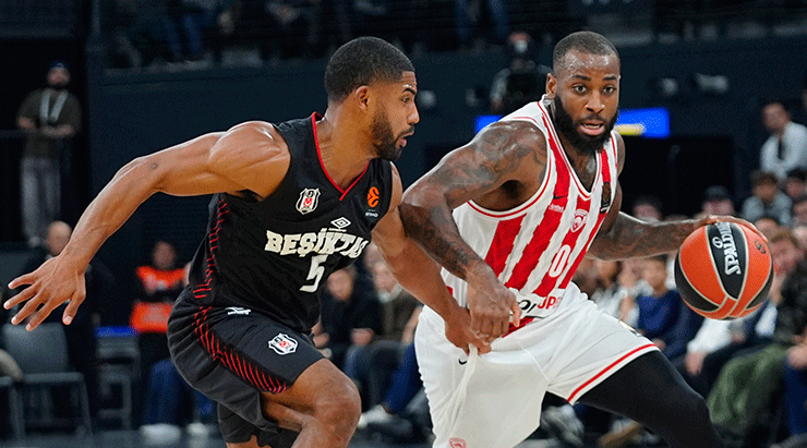 Euroleague'de Beşiktaş, Olympiakos'a yenildi
