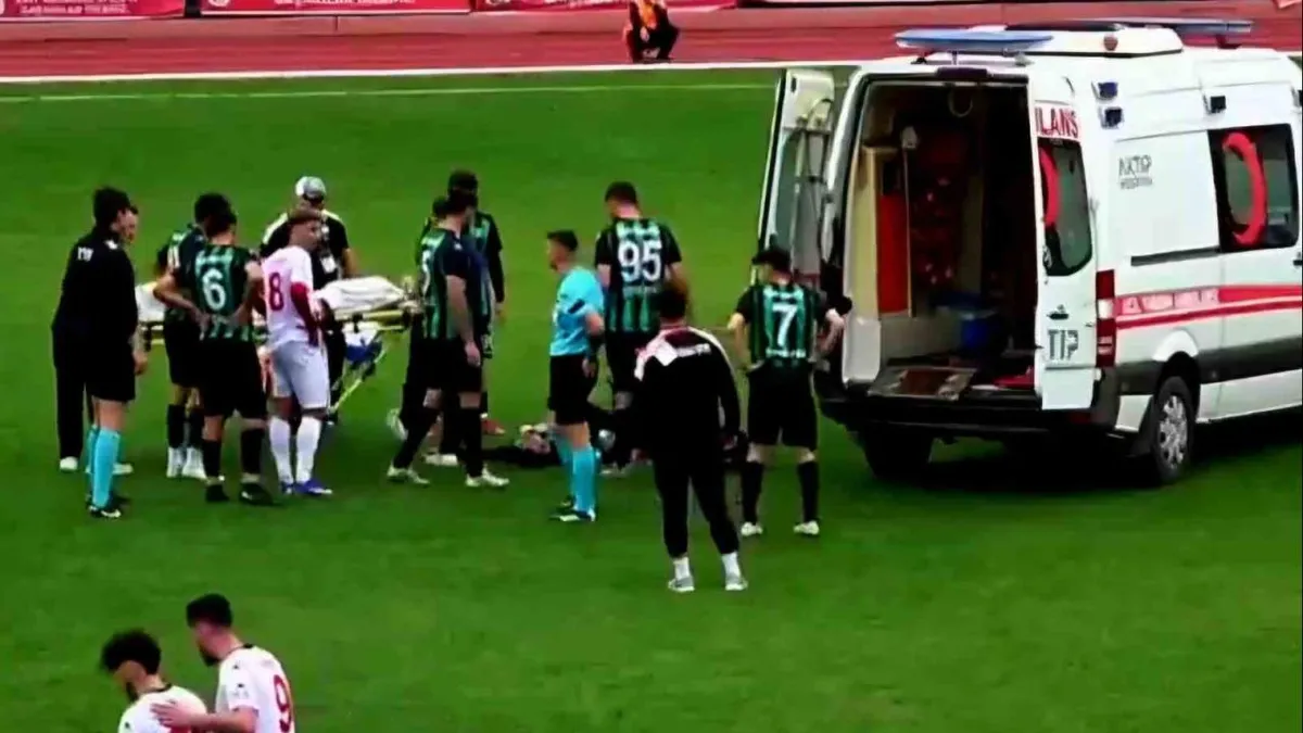 Amatör Lig'de korkutan an! Kalp krizi geçirdi