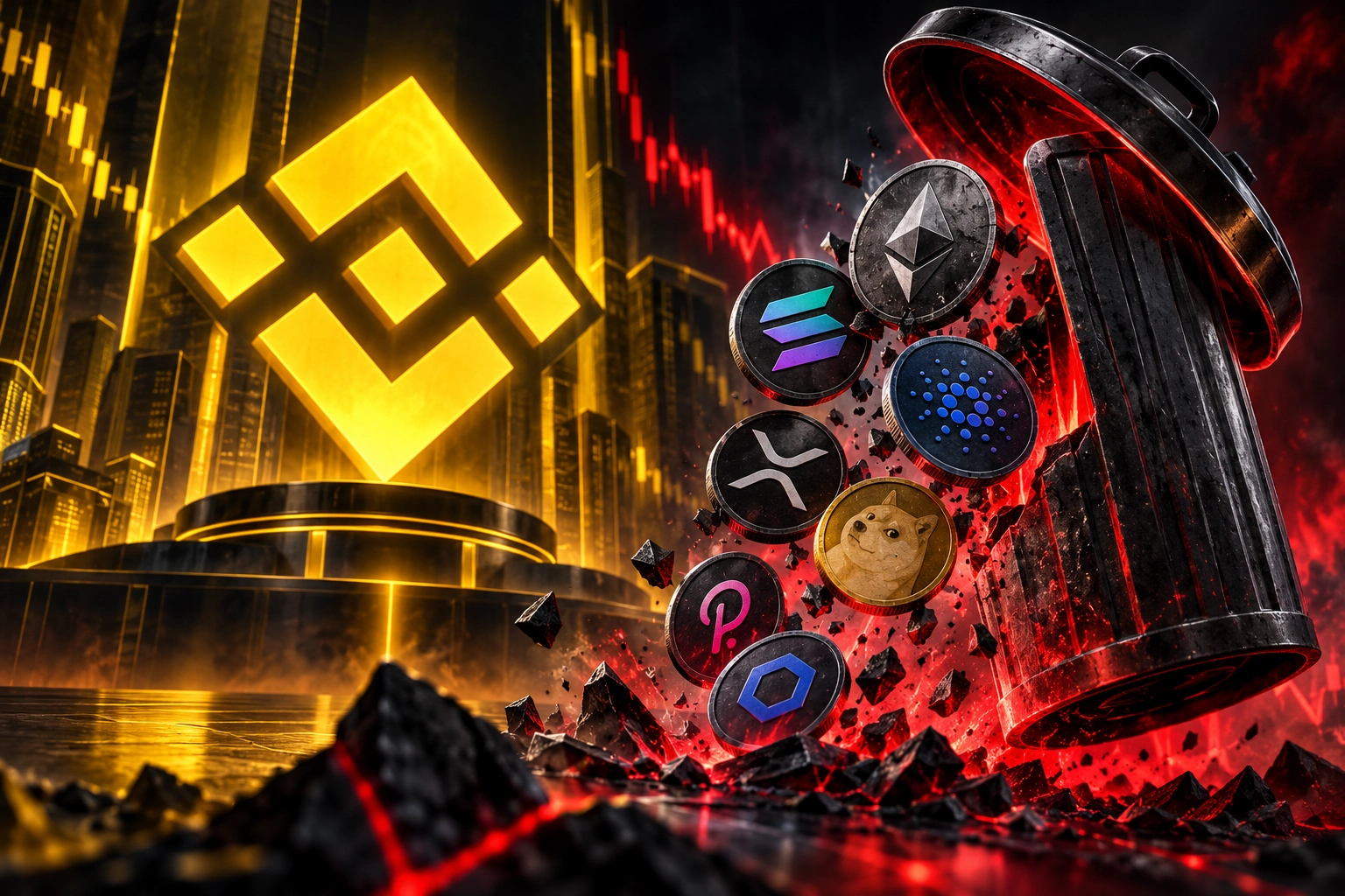 Binance Alpha 7 Altcoin Projesini Delist Etti: İşte Tam Liste