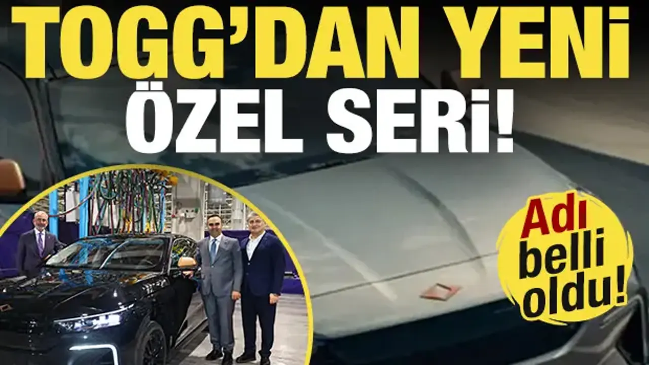 Togg'dan göz alıcı tasarım! Özel serinin adı belli oldu...