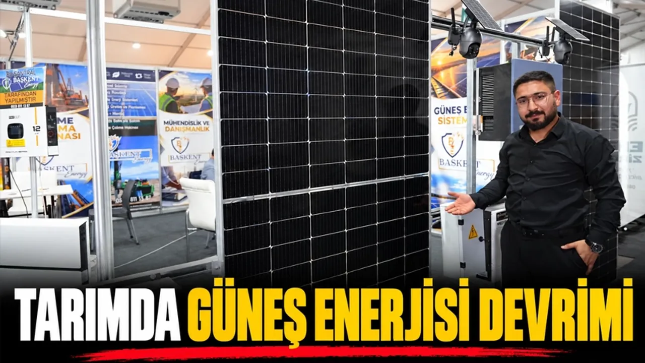 Tarlanın enerji sorunu, güneşle çözüldü