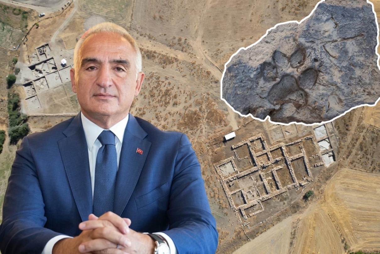 Bakan Ersoy duyurdu, tam 4 bin yıllık! Pati izi Tunç Çağı'ndan günümüze kadar ulaştı