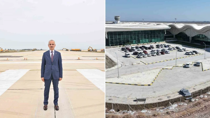 Bakan Uraloğlu müjdeyi verdi: Hatay Havalimanı'nda sona doğru